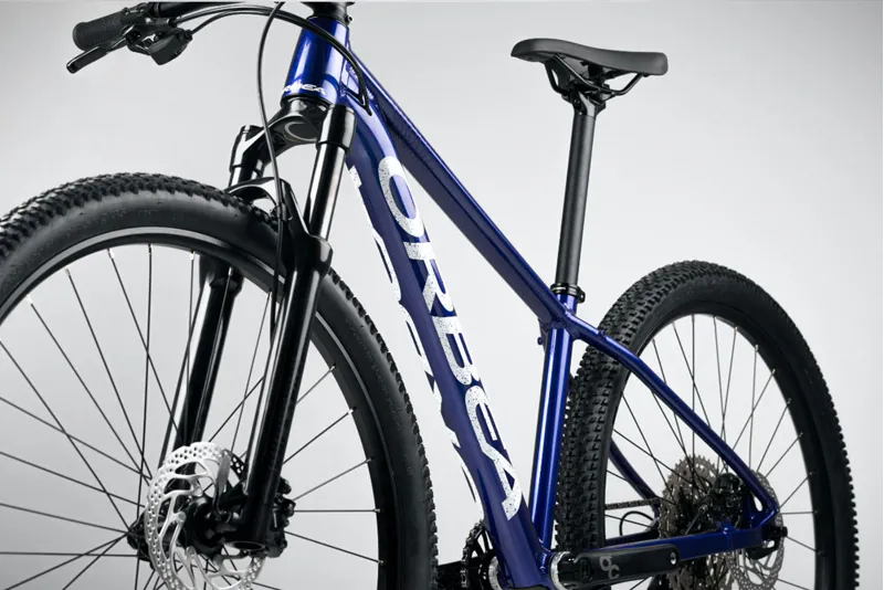 2023 Orbea Onna 27 Xs Junior 50 Mountain Bike In Violet Blue/White-3