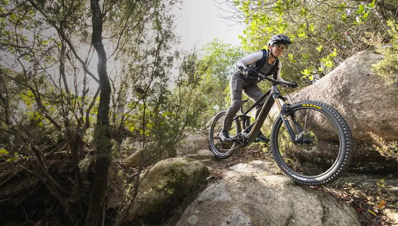 2024 Orbea Wild H10 Mountain E-bike In Corn Yellow/Night Black-11