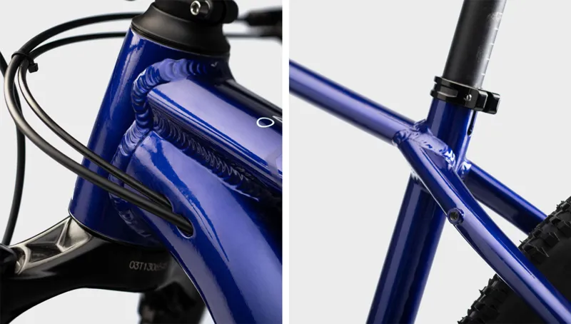 2023 Orbea Onna 27 Xs Junior 50 Mountain Bike In Violet Blue/White-5