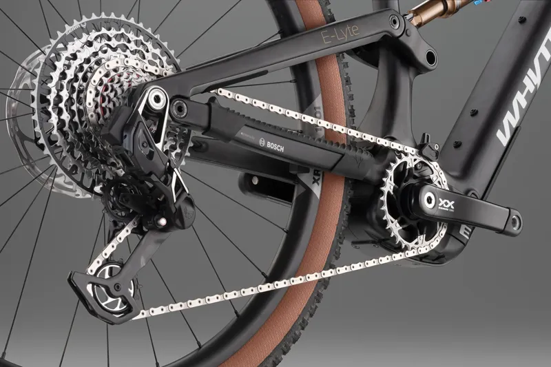 Whyte E-Lyte 140 Works XC eMountain Bike in Carbon/Black-3