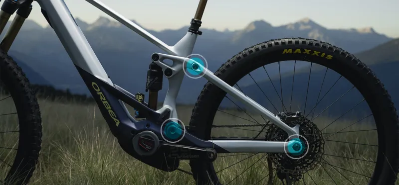 2024 Orbea Wild H20-Eagle Mountain E-bike in Baobab Brown/Nori Green-6