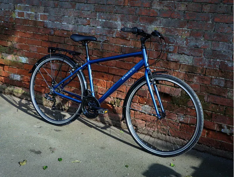 Dawes Venture 2.0 Cross Bar EQ Hybrid Bike in Blue-1