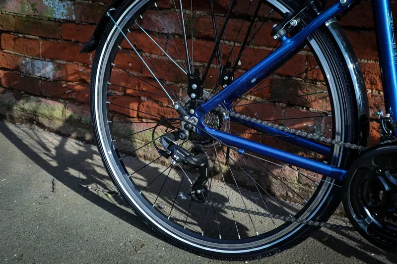 Dawes Venture 2.0 Cross Bar EQ Hybrid Bike in Blue-4