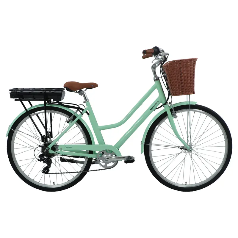 Dawes Elegance Electric Bike in Mint Green