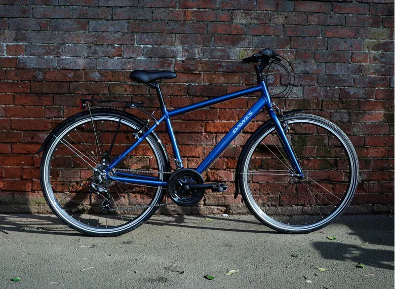Dawes Venture 2.0 Cross Bar EQ Hybrid Bike in Blue-3