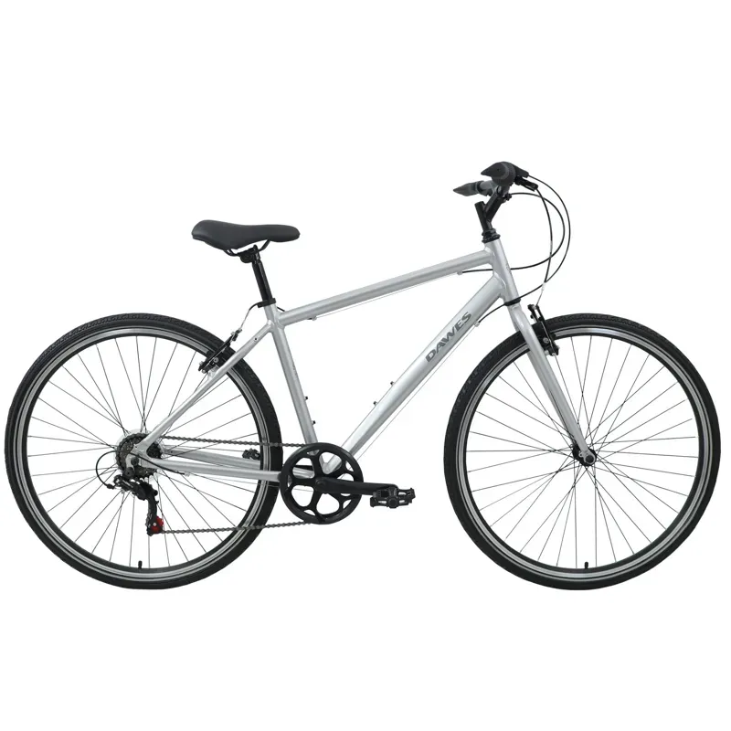Dawes Venture 1.0 Cross Bar Hybrid Bike in Grey