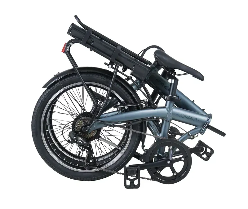 Falcon Compact Electric Folding Bike in Grey-2
