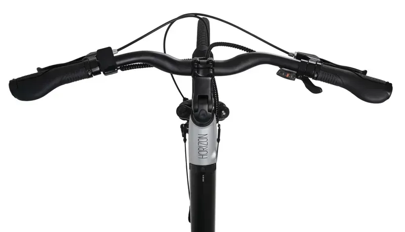 Falcon Horizon Low Step Electric Hybrid Bike in Silver-2