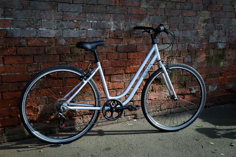 Dawes Venture 1.0 Cross Lowstep Hybrid Bike in Grey-2