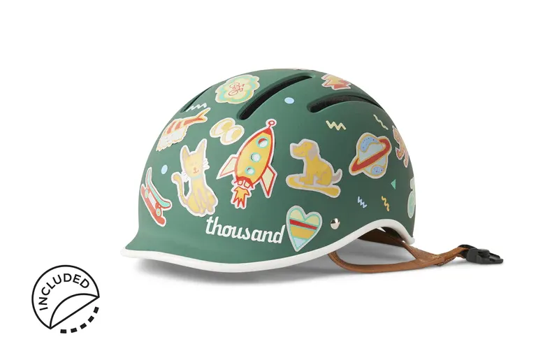 Thousand Going Green Jr Kids Helmet-4