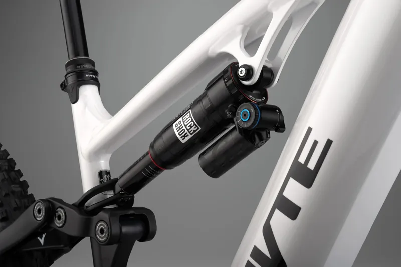 NEW - Whyte Bikes E-180 Works Electric Mountain Bike In White/Matt Black-3