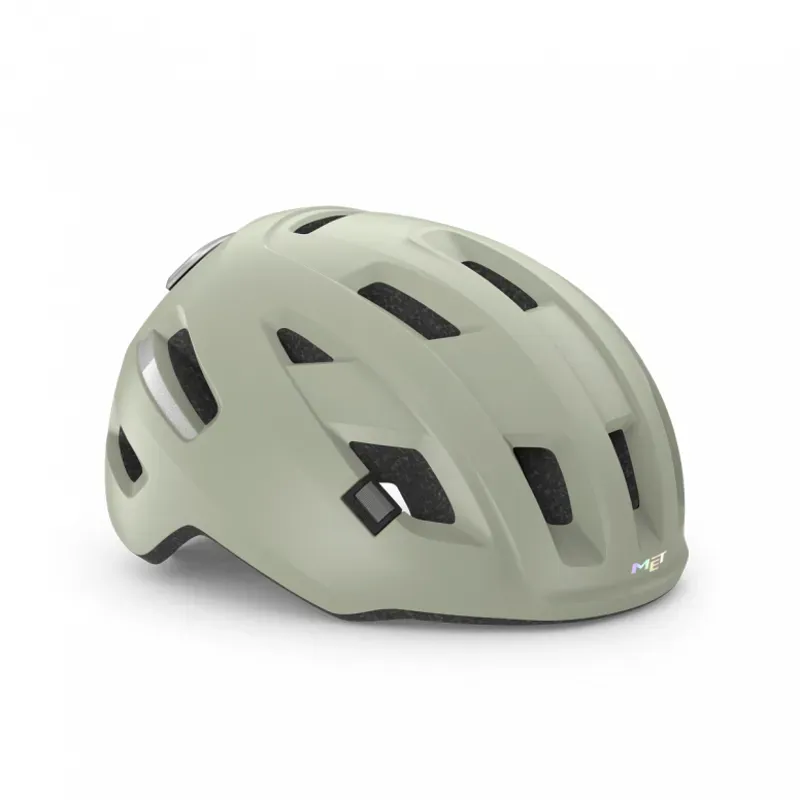 MET E-Mob Urban Helmet in Moss