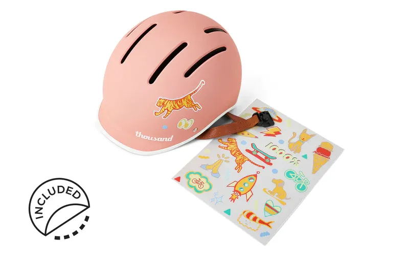 Thousand Power Pink Jr Kids Helmet-3