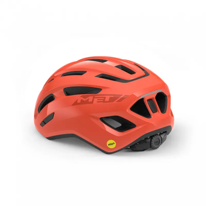 MET Miles MIPS Helmet in Coral/Black-2