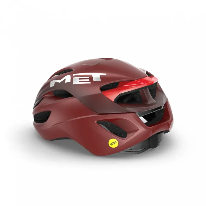 MET Rivale Road MIPS Helmet in Red-2