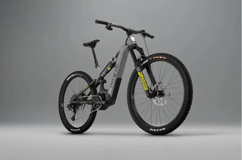 NEW - Whyte Bikes E-160 S Enduro Electric Mountain Bike In Grey/Matt Black-1