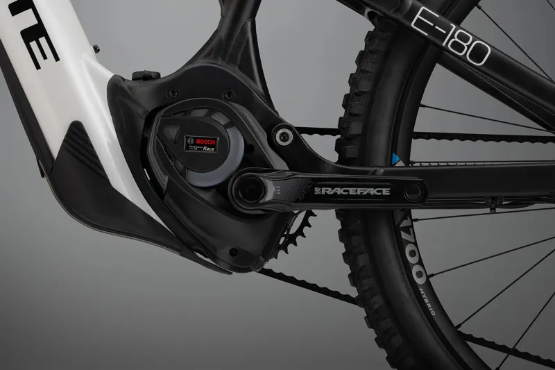 NEW - Whyte Bikes E-180 Works Electric Mountain Bike In White/Matt Black-5