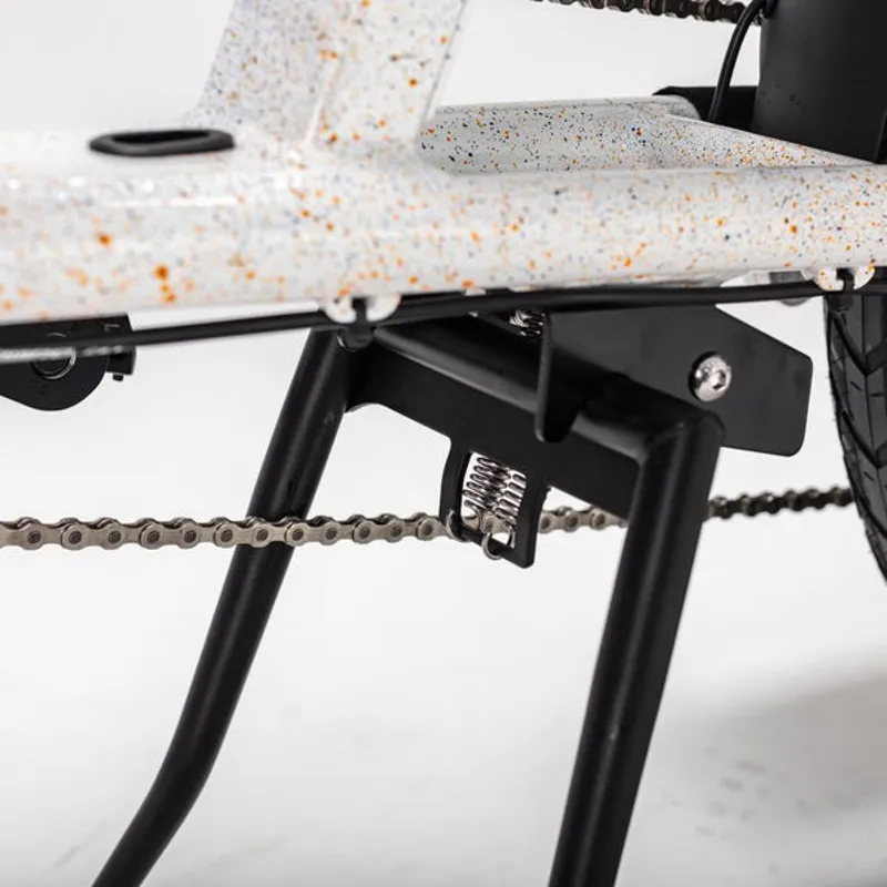 Mycle Cargo Electric Bike with 60km Battery in Speckled White-4