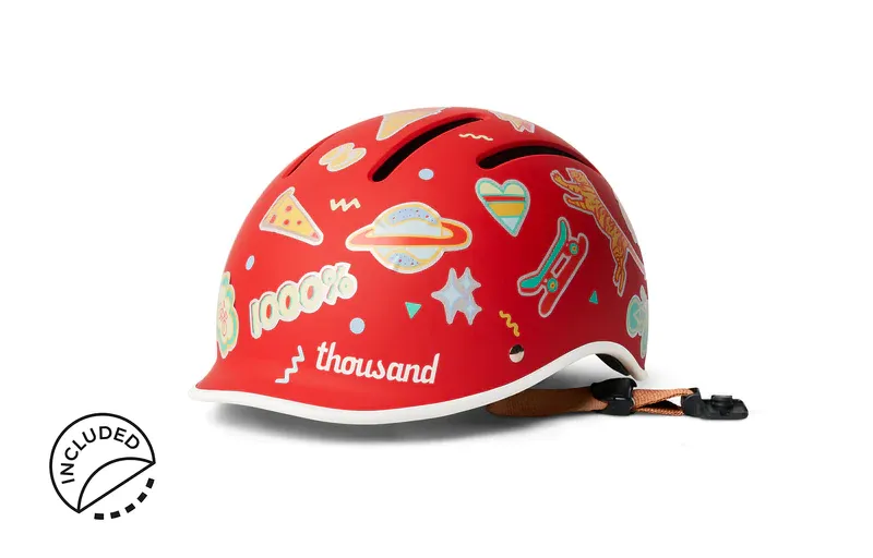 Thousand Rad Red Jr Kids Helmet-6