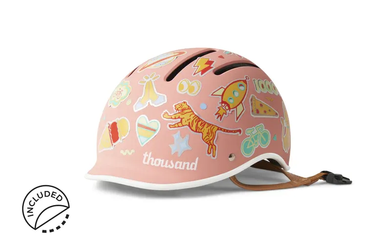 Thousand Power Pink Jr Kids Helmet-4