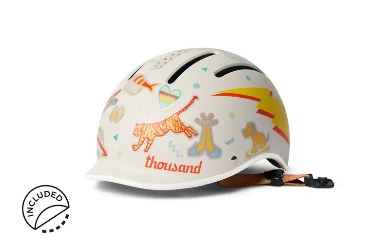 Thousand Lil' Lightning Jr Kids Helmet-6