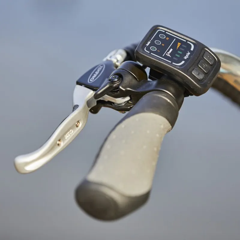 Mycle Comfort Electric Step Through Bike in Stanley Sage-10