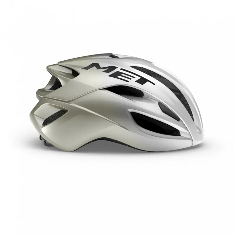 MET Rivale Road MIPS Helmet in Silver/Grey-1