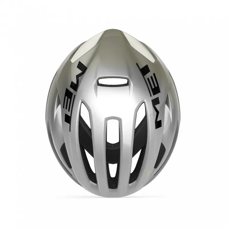 MET Rivale Road MIPS Helmet in Silver/Grey-3