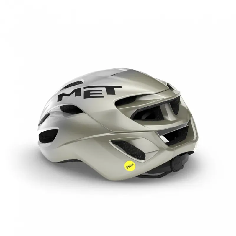 MET Rivale Road MIPS Helmet in Silver/Grey-2