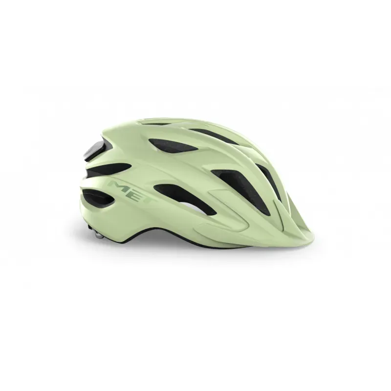 MET Crossover Versatile LED 52-59cm Uni-size Helmet in Mint Green