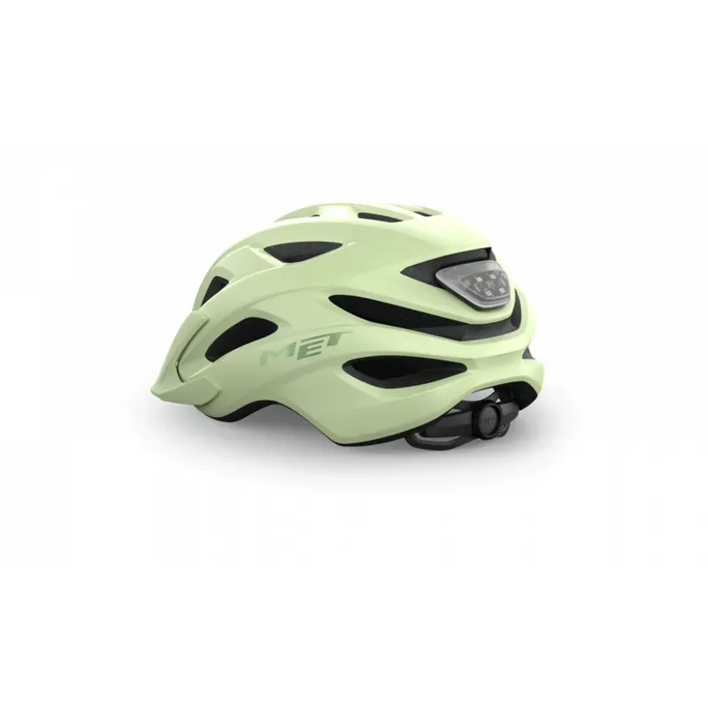 MET Crossover Versatile LED 52-59cm Uni-size Helmet in Mint Green-2