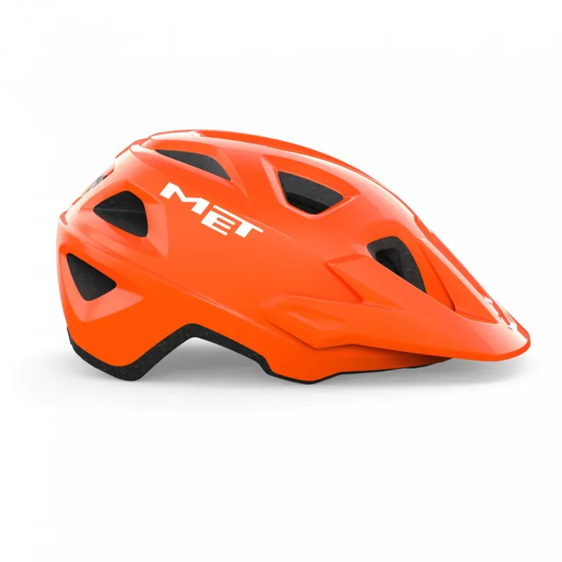 MET Eldar Uni-size 52-57cm Kids Helmet in Neon Orange-2