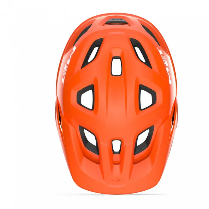 MET Eldar Uni-size 52-57cm Kids Helmet in Neon Orange-1