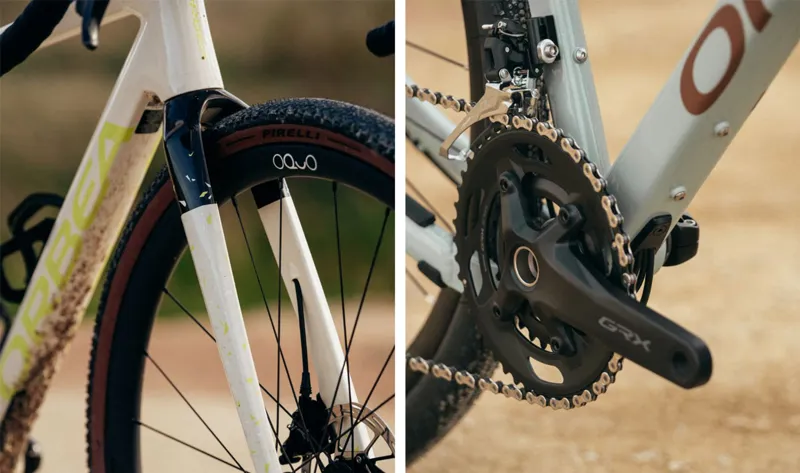 NEW 2024 Orbea Terra M30Team Gravel Bike In Ivory White/Spicy Lime-6