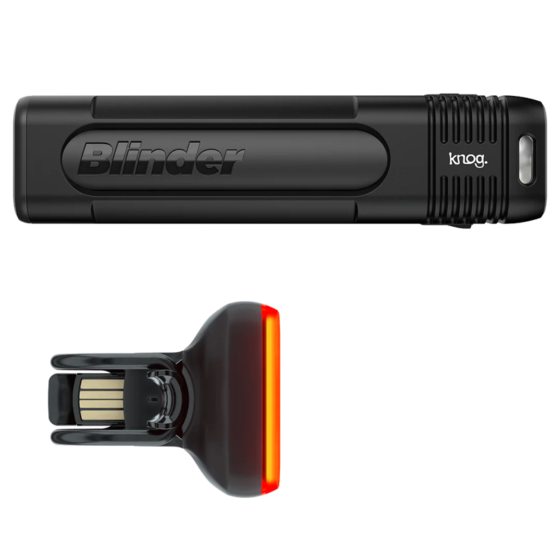 Knog Blinder Pro 600 Blinder 100 Twin Pack Lights in Black-2