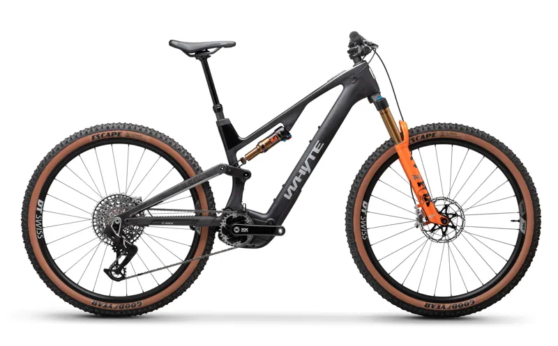 Whyte E-Lyte 140 Works XC eMountain Bike in Carbon/Black