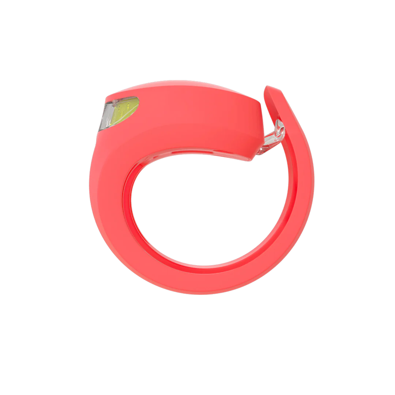 Knog Frog V3 Front Light in Coral-3
