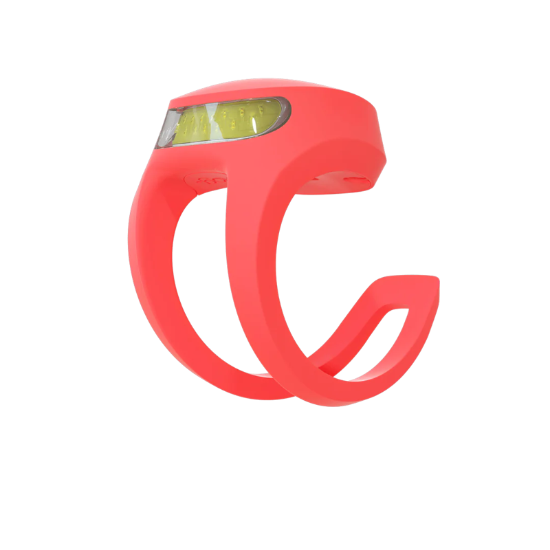 Knog Frog V3 Front Light in Coral-4