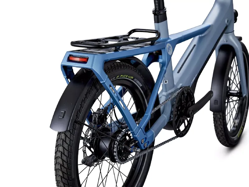 NEW RALEIGH MODUM COMPACT CARGO EBIKE in Blue-9