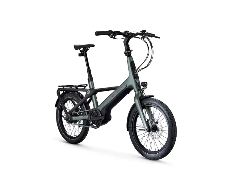 NEW RALEIGH MODUM COMPACT CARGO EBIKE in Green-1