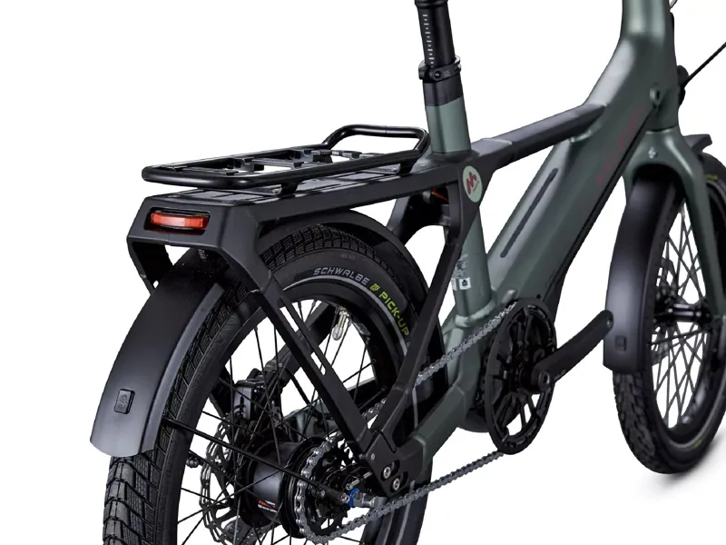 NEW RALEIGH MODUM COMPACT CARGO EBIKE in Green-7