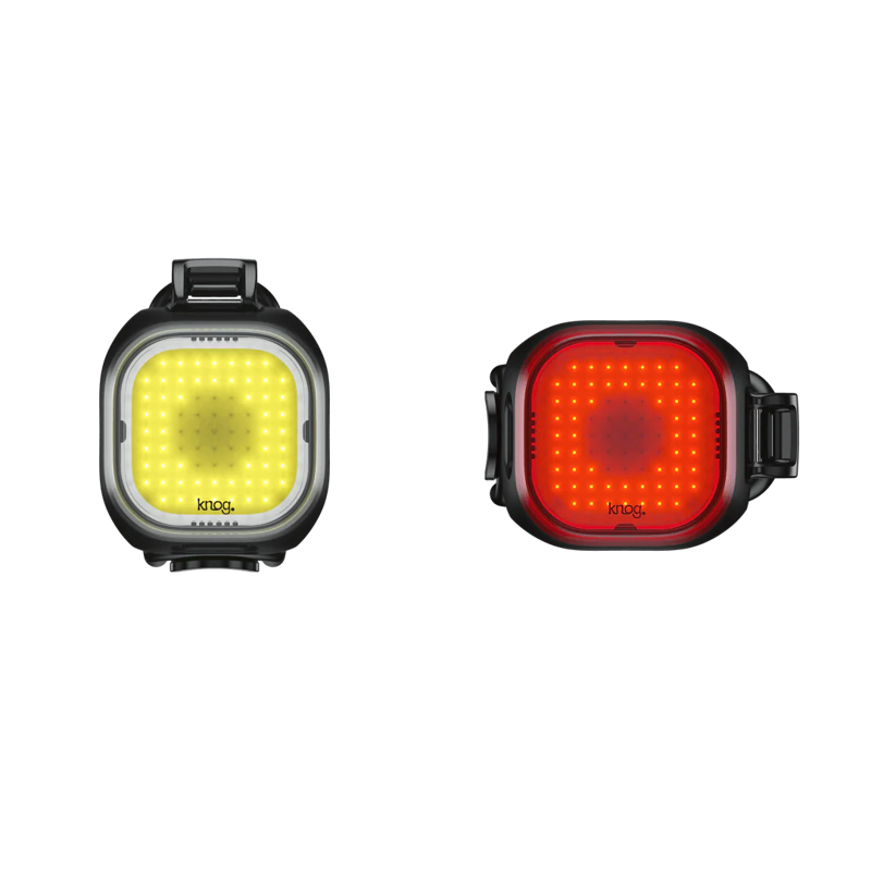 Knog Blinder Mini Square Twinpack Lights in Black-2