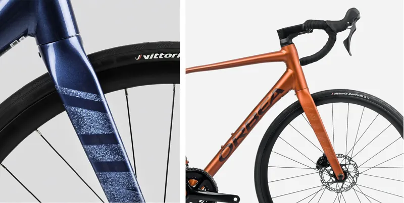2023 Orbea Avant H60 Road Bike In Orange Candy/Cosmic Bronze-3