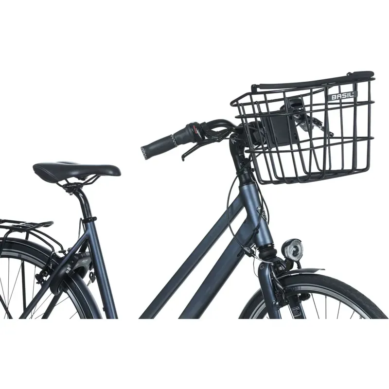 Basil Bremen KF Lightweight Front Basket in Black-4