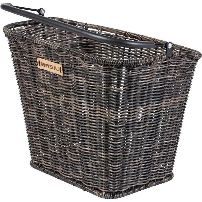 Basil Bremen Rattan Look KF Front Basket in Brown