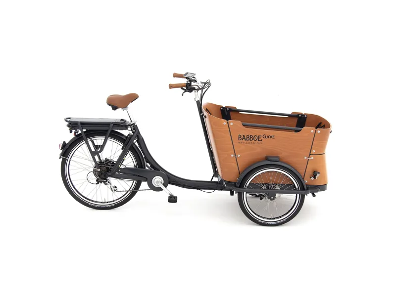 Curve E 500wh Cargo Electric Bike in Black