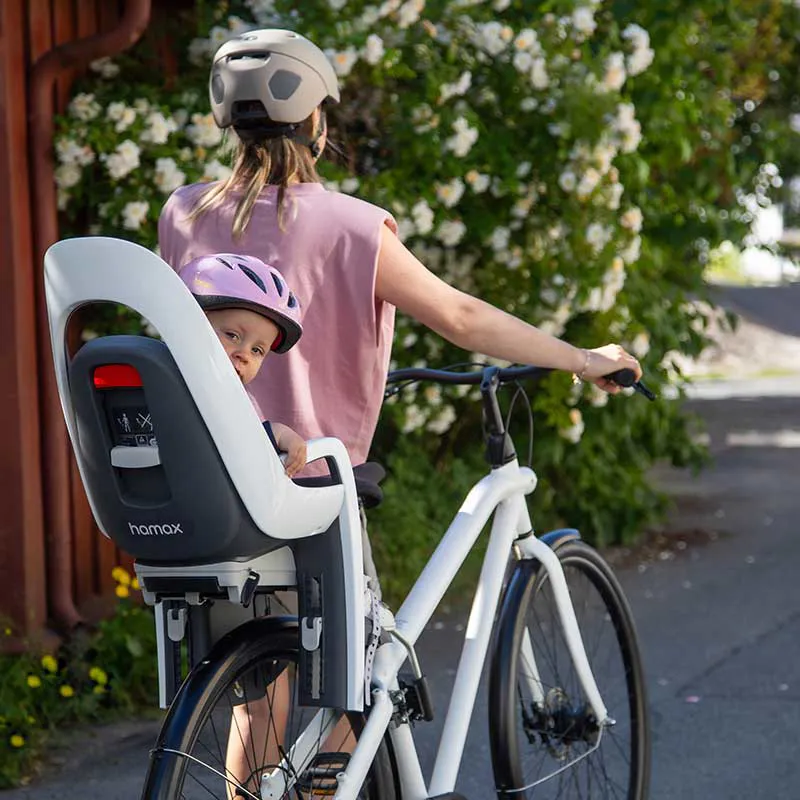 Hamax Caress With Lockable Bracket In Green/Black - Frame Fit-5