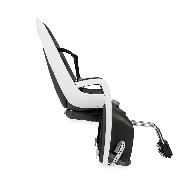 Hamax Caress Rear Childseat in White/Black Frame Mounted-1