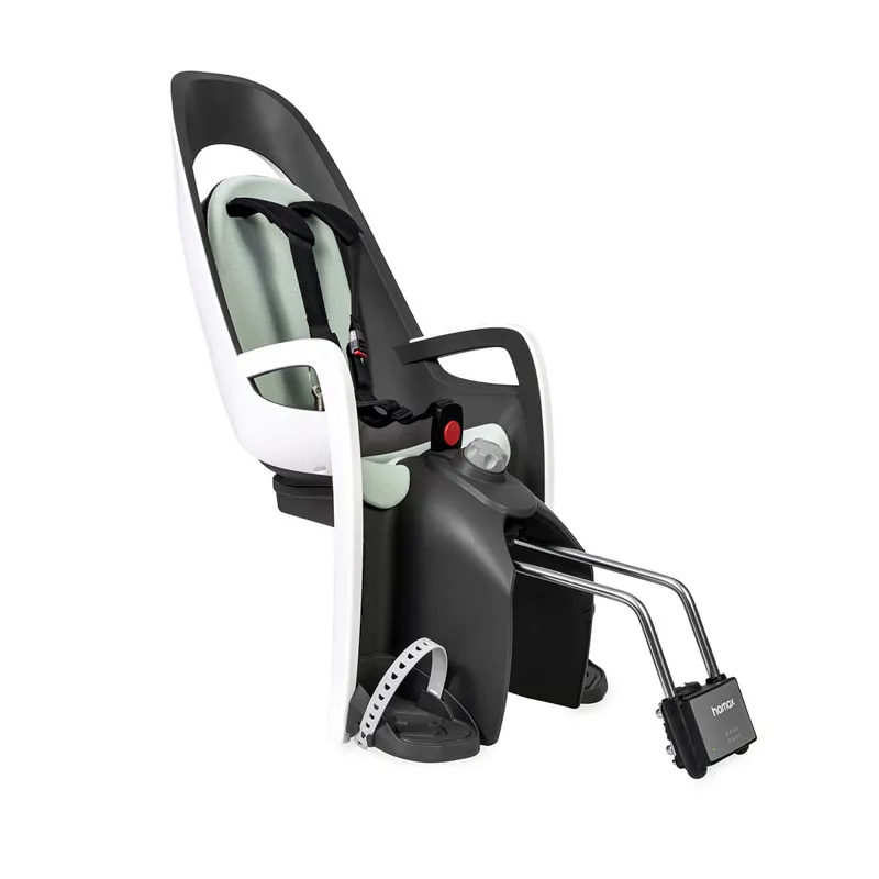 Hamax Caress With Lockable Bracket In Green/Black - Frame Fit