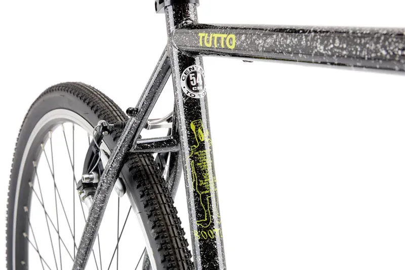 Cinelli Tutto Plus Mutant Silver Single Speed Bike in Black-3